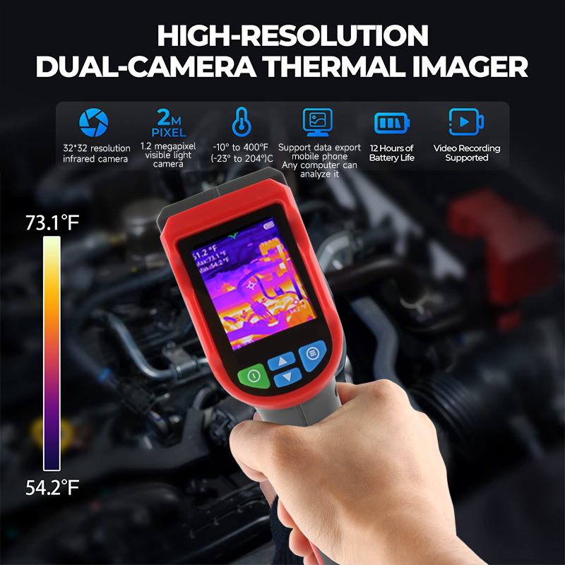 Termômetro de medição de tempe - Nf 521 Thermal Imaging Camera avaliação e preço