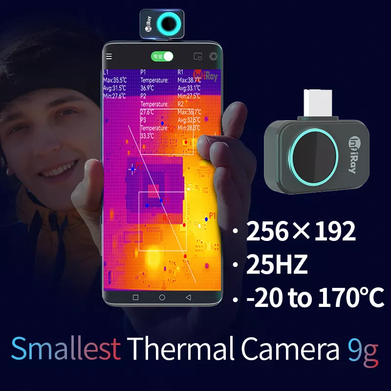 InfiRay-P2 Imager térmico infr - Nf 521 Thermal Imaging Camera avaliação e preço
